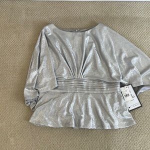 Silver Special Occasion Top